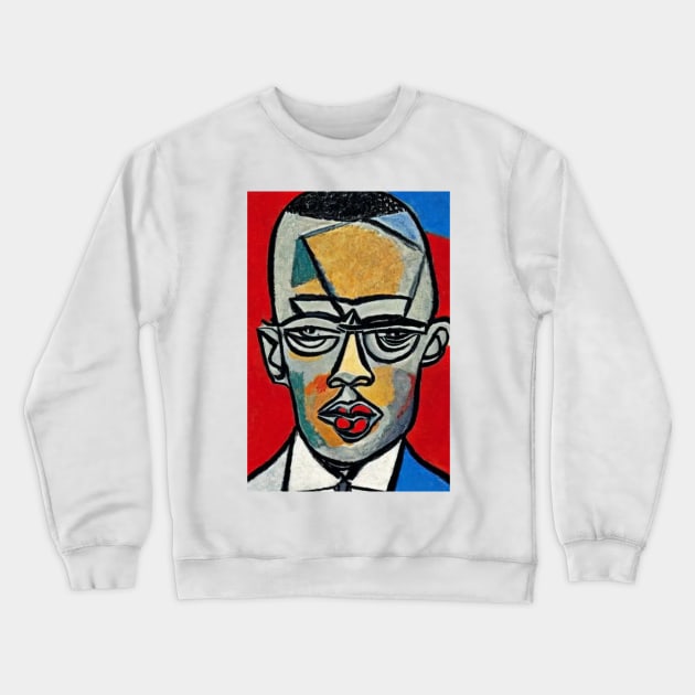 Malcolm X Crewneck Sweatshirt by AbstractPlace